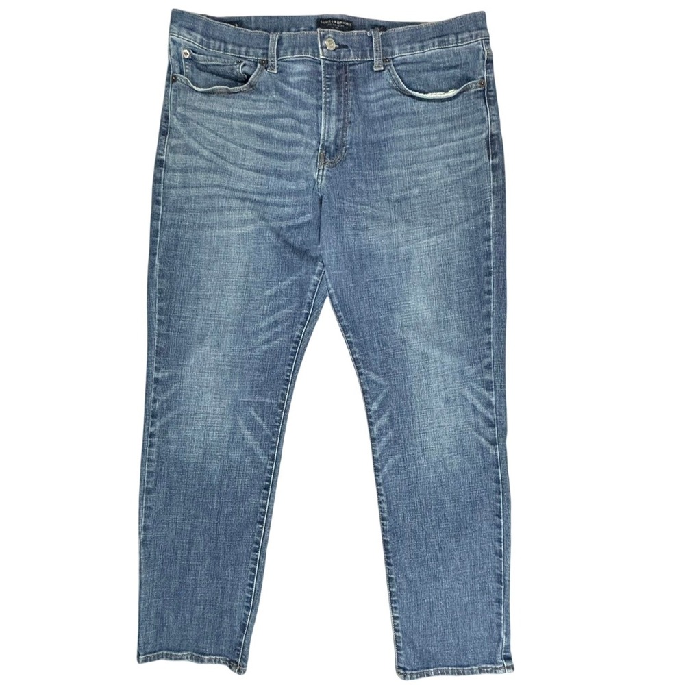 Lucky Brand 121 Slim Straight Mens Jeans Blue Wash Size‎ 38x30